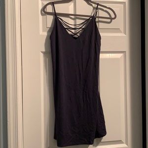 navy blue pac sun dress